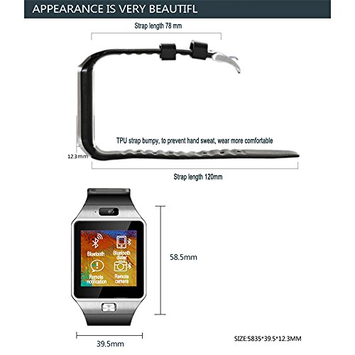 Lista de smartwatch gt08 caracteristicas favoritos de las personas. 3 Imagen adicional