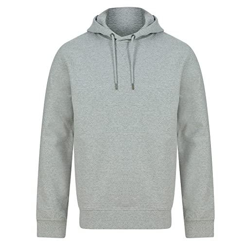 Image of Henbury Unisex Adult Sustainable Hoodie (4XL) (Heather Grey)