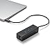 Amazon Basics USB 3.1 Type-C to 3 Port USB Hub with Ethernet Adapter - Black