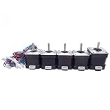 L-Yune,bolt 5pcs Impresora 3D Nema 42 Motores Paso a Paso 42BYGH26H-S-20Y + 1,7 A Motor 4pcs 42BYGH40H-23 1.5A for componentes de la Impresora DIY 3D Prusa