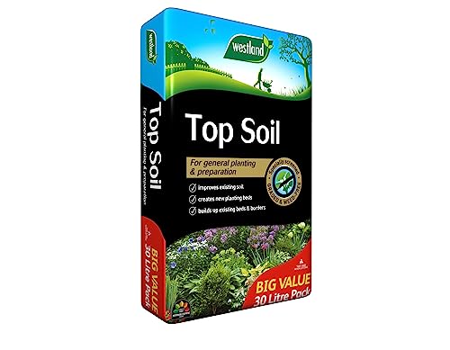 30L Top Soil - Gardening Soils for Outdoor and Indoor Planting - Small to Large Plants - Promotes Rooting and Healthy Growth - Blended To Support Plant Health