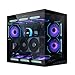 Lian Li O11 Dynamic Mini V2 PC Case Black | Compact ATX Mid Tower with Dual-Chamber Design, Tempered Glass and Modular Layout