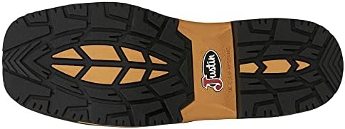 Justin Men's Joist Rustic Waterproof Western Work Boot Composite Toe Distressed Brown 13 D(M) US | Image 4