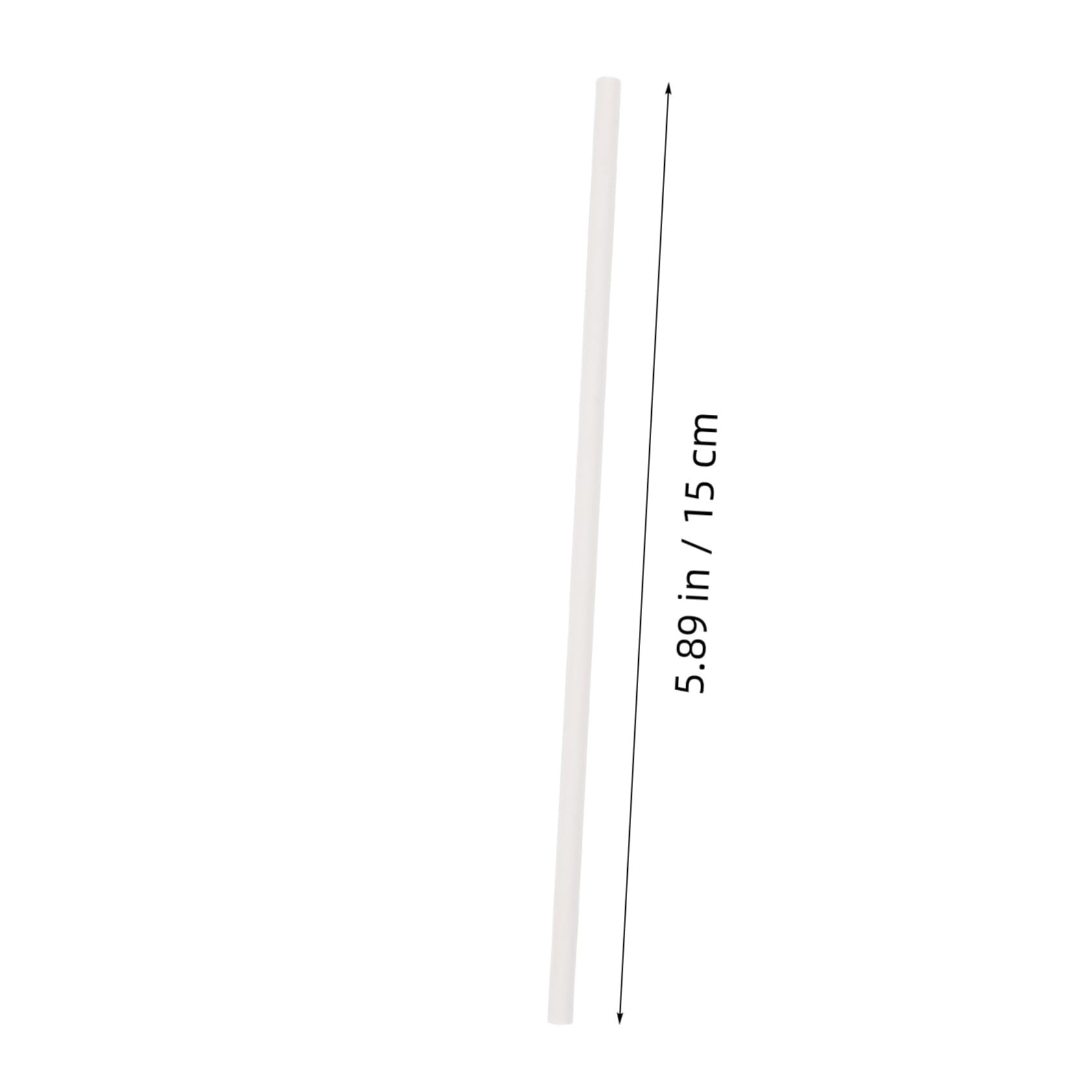 Mikinona 100pcs White Lollipop Sticks Paper Candy Sticks for Cake Pops DIY Desserts and Homemade Sweets for Lollipop Wrapping and Candy Making Supplies