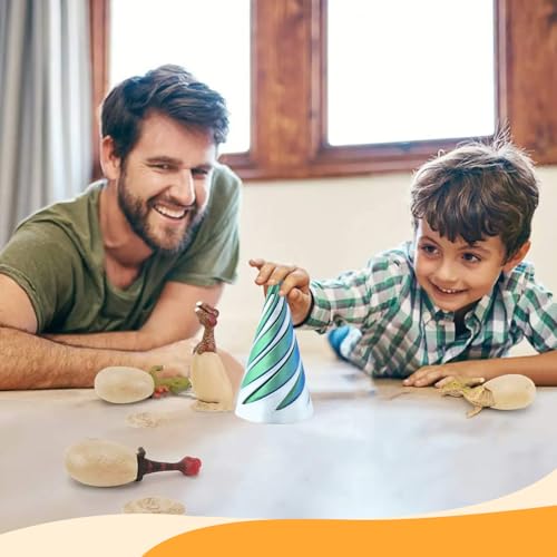 QTTRPCU 2 Stück Spiral Cone Fidget Toy, Impossible Cone, Spiral Cone Gear Spinner Fidget Toy, Ägyptische Pyramide Ägypten Deko Statue, Impossibile Cones Stress Relief Toy