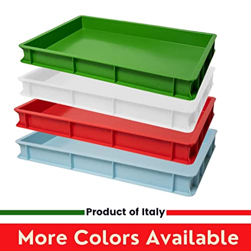 (23.6 Inch X 15.74 Inch X 2.75 Inch) Dough Proofing Box (5 Pack), Red, Commercial Stackable Pizza Proofing Dough Box . Resistance To Impact, Temperature Changes And Wear And Tear. #TOP5