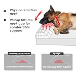 Laifug Orthopedic Dog Beds for Large Dogs,7" Memory Foam Dog Beds,Durable Water Proof Liner Removable and Washable, Nonskid Bottom, Slate Grey 50"x36"x10" - Image 6