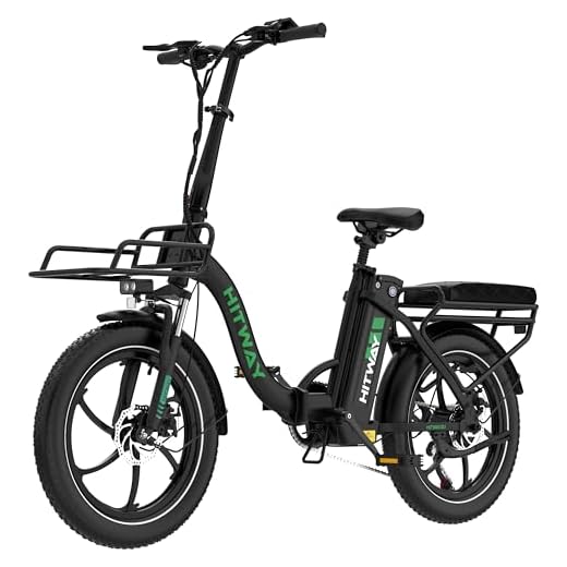HITWAY E Bike, Ebike mit 250W Motor, Elektrofahrrad 20 Zoll, E-Bike mit 70-150km Reichweite, 7-Gang, APP-Steuerung, faltbar, IP54 wasserdicht, Pedelec Black