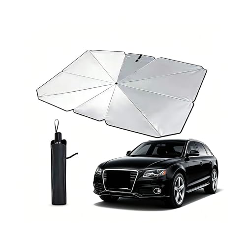 Sun Protection Car Windscreen for KIA Rio III Hatchback(2011-2017),UV Blocking & Heat Insulation | Quick Fold Storage Design | Dashboard Protection | Compact & Portable Shade