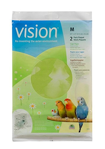 Vision Bird Cage Paper, Medium 23-Inch by 13-Inch