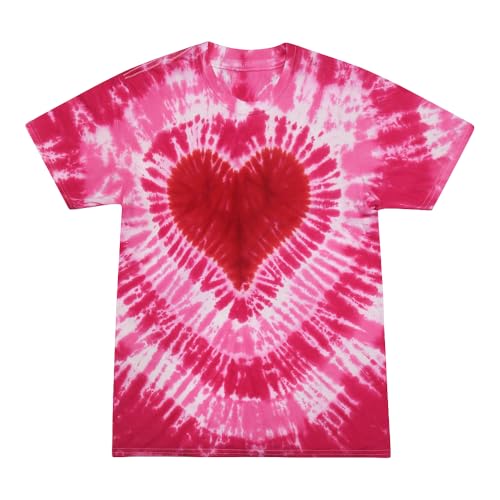Colortone Tie Dye Shapes Short Sleeve T-Shirt for Women and Men