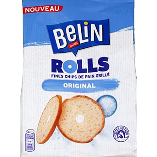 Biscuits Apéritifs Fines Chips De Pain Grillé Original Rolls Belin Le Sachet De - vue 2