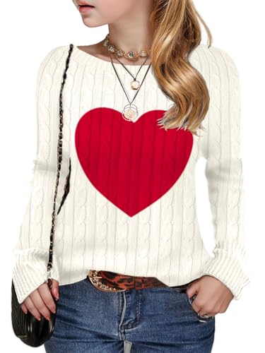 10 Best Girls Heart Sweaters That Are Perfect for Layering Up 6 Girls Heart Sweaters Valentine Outfits for Kids