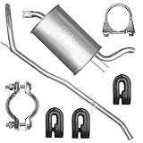 FERROZ Tuyau d'échappement + Pot d’échappement arrière pour Renault Twingo 1 I 04.1993 12.2007 1.2i Hayon