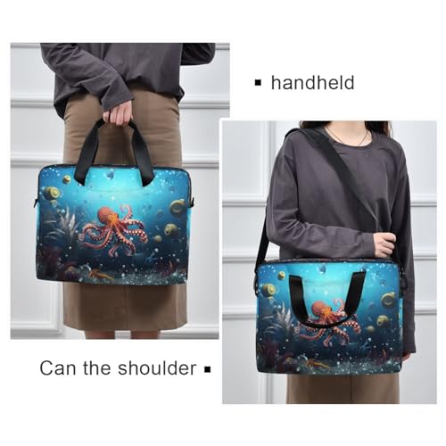 Bolso Maletín para Laptop Octopus con Correa miniatura 2