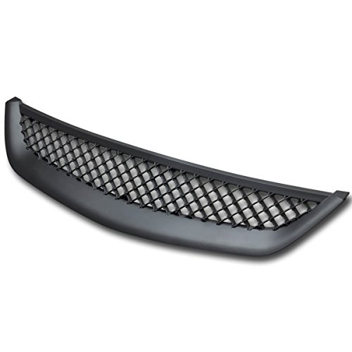 Replacement For Honda Civic Headlight (Smoke)+Bumper Fog Light (Smoke Lens)+Grille - 7Th Generation Es Em D17 #TOP6