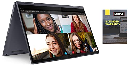 Image of Lenovo Yoga 7 11thGen Intel i7 14 inch FHD IPS 2-in-1 Touchscreen Laptop(16GB /512GB SSD /Win10 /MSO19 /Digital Pen /Slate Grey /Aluminium Surface /1.43Kg) 82BH00E0IN Extra 2Yr Accidental Damage Protect