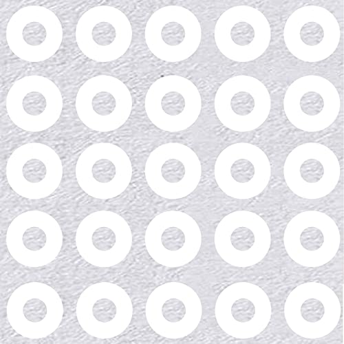 Lind Kitchen 500Pcs Loose-Leaf Paper Hole Protection Stickers, Self-Adhesive Reinforcement Ring Labels For Repairing And Strengthening Punched Holes, Student Paper Perforated Stickers, White #TOP1