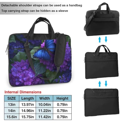Bolsa para laptop impermeable 14 pulgadas con correa y asa miniatura 4