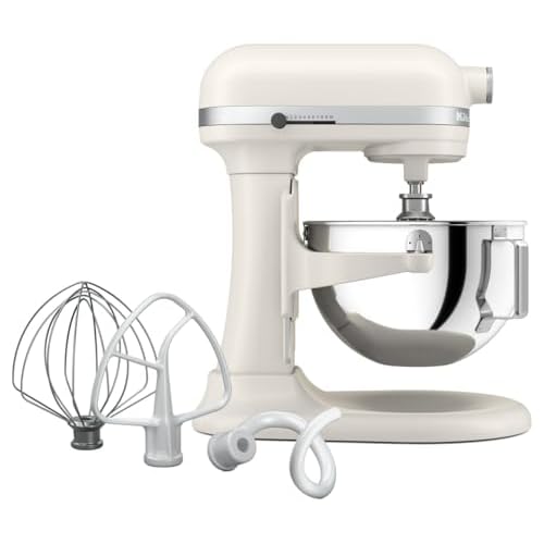 KitchenAid 5.5-Qt Bowl-Lift Stand Mixer, KSM55SXXX, Porcelain White