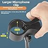 Rackumic Microphone Clip Spring Loaded Shockproof Mount Adapter for Wired Wireless Mic Stand Studio Live Broadcasting 30-60mm Clamping Range Build Stable Hold #5