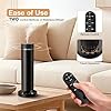 Waterless Diffuser, Waterless Essential Oil Diffuser for Home Hotel Adjustable Mist & Timer, Scent Diffuser Starter Kit with Night Light