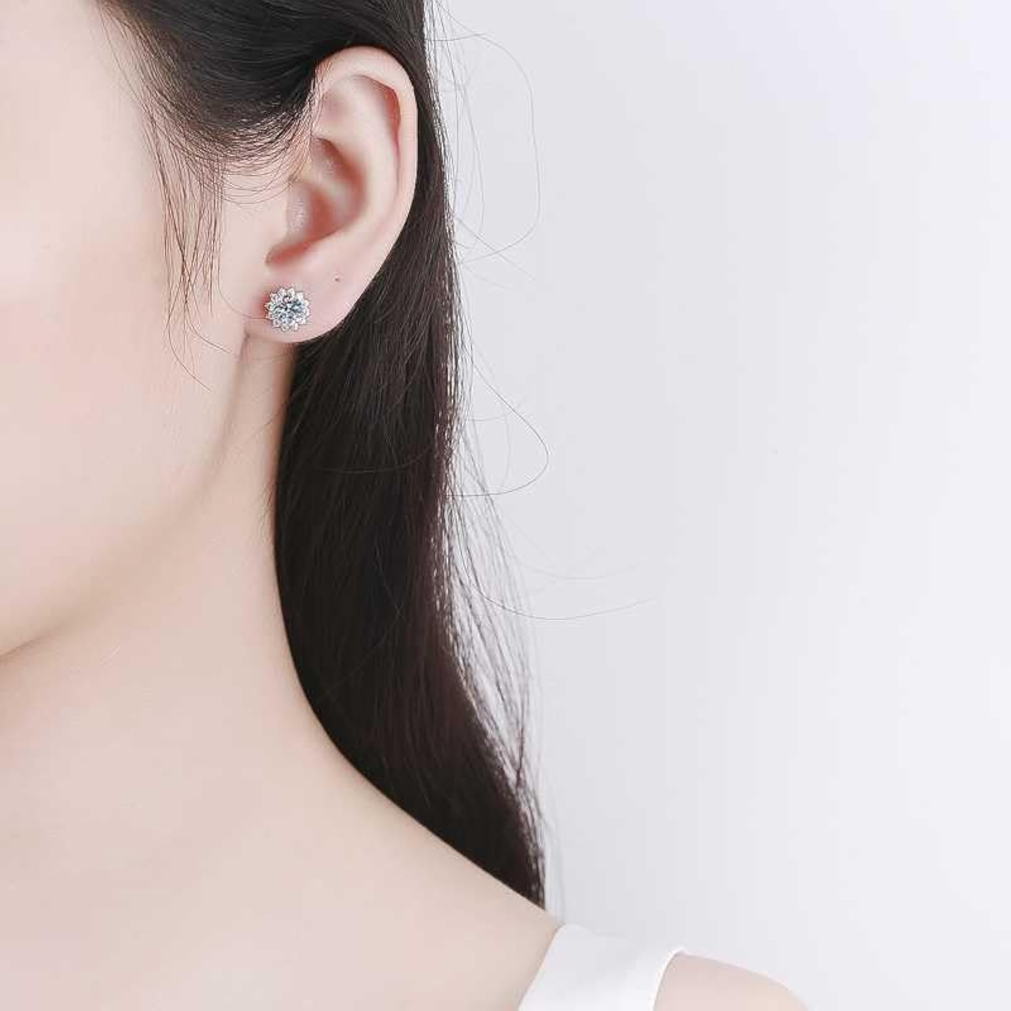 Solitaire Cluster Plated Stud Earring For Earrings Hypoallergenic