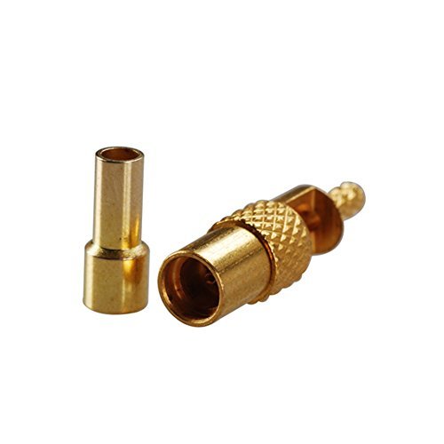 5pcs Rf Wire Terminal Connector MMCX Jack Straight Solder for Coaxial Cable IPX1.13mm Rg178 Ships from USA