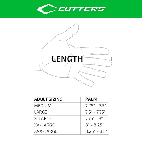 Cutters - Force 6.0 Lineman Gloves Red XL by Cutters - Image 6