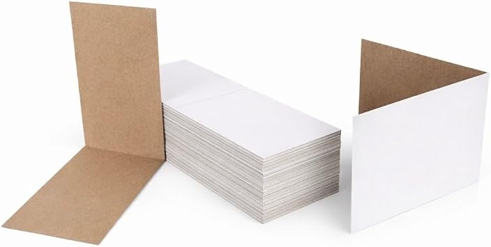1000 Cardboard Shipping Vending sleeves Mailing Inserts Trading and Sports Cards - 3" x 4.5" 6AGames