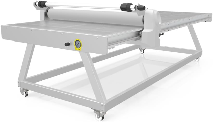 Large Laminating Table Machine 59" x 118" Flatbed Laminator Sign Table Laminator Flatbed Applicator for All Size Prints and Kinds of Board
