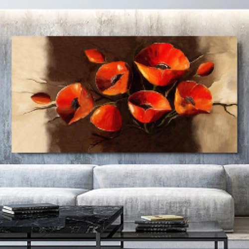 Peinture pivoines sur toile XINBAO art mural salon haut de gamme