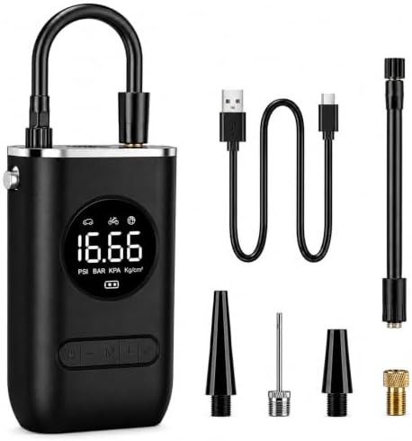 Calibrador Compressor de Ar Digital Portátil Mini para Encher Pne...