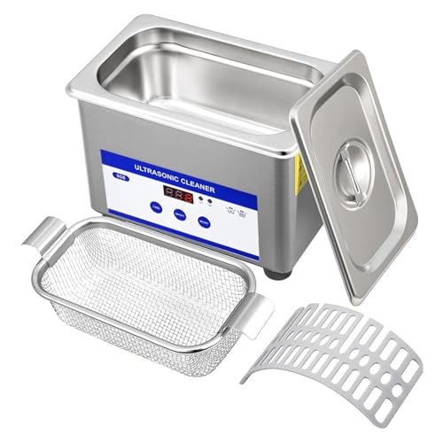 Limpiador ultrasónico de 35 W, baño de 800 ml y alta frecuencia de 40 KHZ