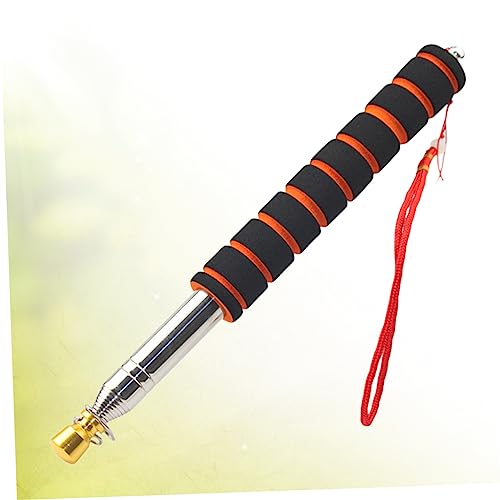 Toddmomy 3 Pecas Mastro Telescópico De Aço Inoxidável Bandeira Do Guia Turístico Ponteiro Telescópic