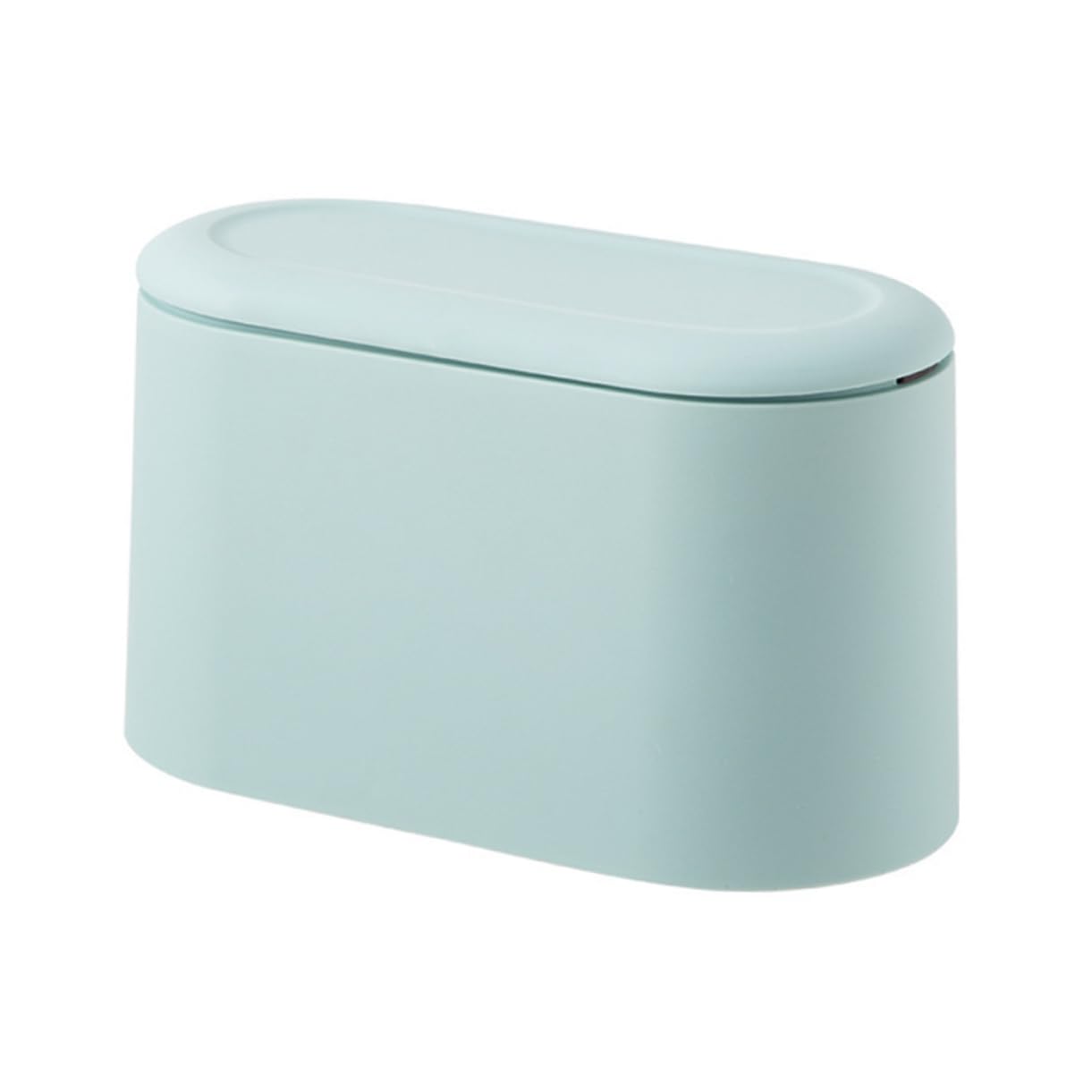 Mini poubelle de bureau plastique avec couvercle éjection organisateur déchets