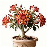 rizoma di rosa del deserto/rosa del deserto mista, bulbi selezionati, colori rari, facili da coltivare, bassa manutenzione-1bulbi-d