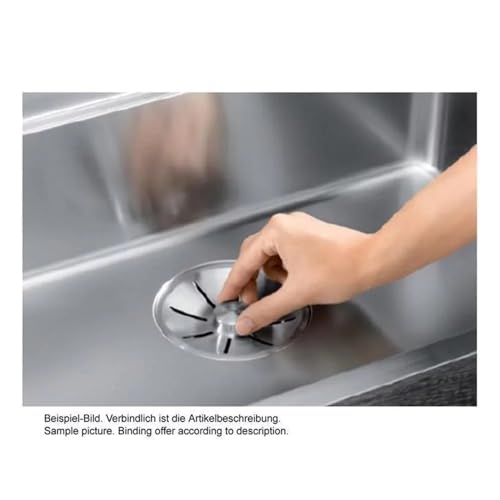 BLANCO 121700 Auflagesiebkorb InFino für Drehexcenter C-overflow/Verschlussstopfen/Ab- und Überlaufgarnitur