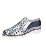  VSL Slip on Damen Leder Silber 40 EU