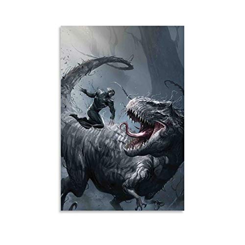 GIUU Venom As A Dinosaur - Póster artístico de pared (30 x 45 cm)
