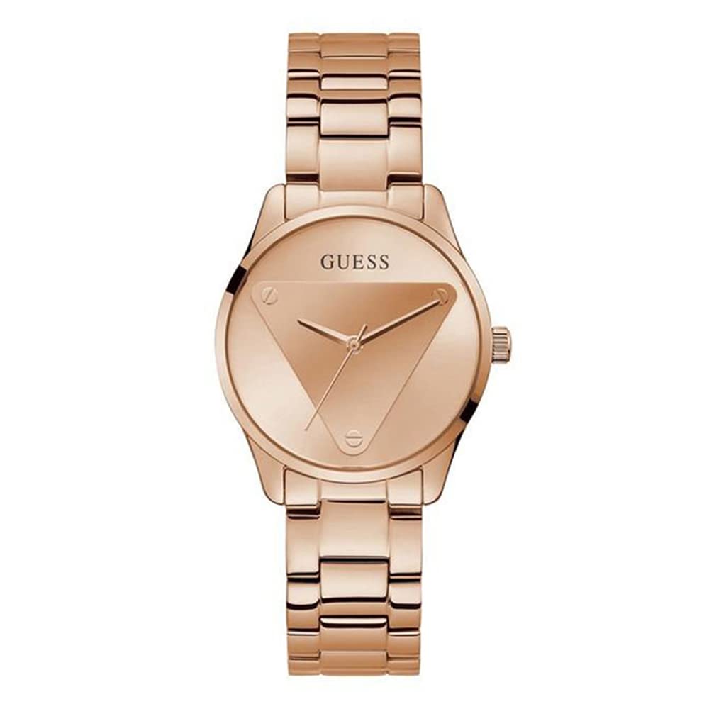 GUESS Stainless Steel Analog Gold Dial Women Watch-Gw0485L2, Rose Gold Band (B0B5F79LRR) Amazon Price History, Amazon Price Tracker