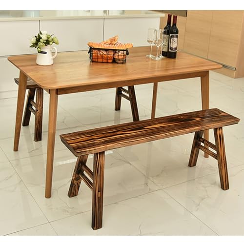 Banc en bois de rustique beige pour une maison chaleureuse 98cm - 8
