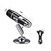 Luqeeg Digital Microscope, 0X -1000x Magnification HD Handheld Portable USB Microscope Camera with Adjustable Stand Compatible with All Cellphones Android Tablet