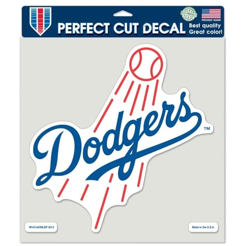 Wincraft MLB Los Angeles Dodgers 16746013 Perfect Cut Color Decal, 8