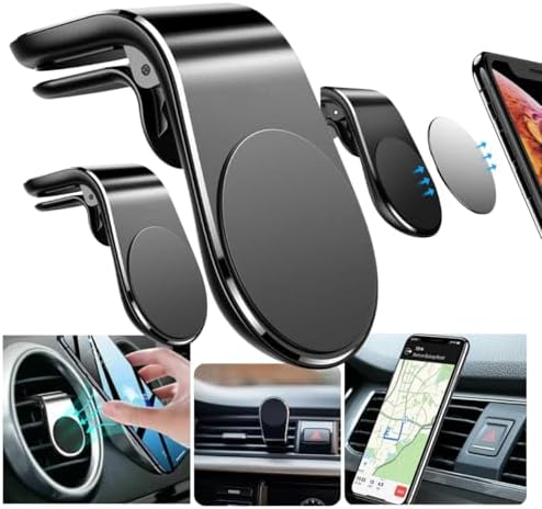 KIT 2 Suporte Veicular Magnético Premium 360° para Celular na Saí...