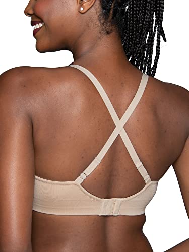 Image of Vanity Fair Women's Beyond Comfort Simple Sizing Wireless Bra, Flexes to Fit Your Individual Shape, Sizes S-3XL