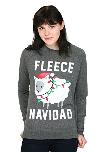 Mighty Fine Fleece Navidad French Terry Pullover Juniors X-Small