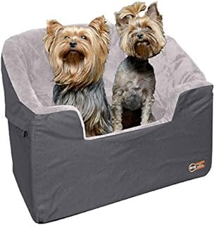 K&H Pet Products Bucket Booster Pet Seat - Dog Booster Seat Car Seat for Dogs & Cats Large Gray