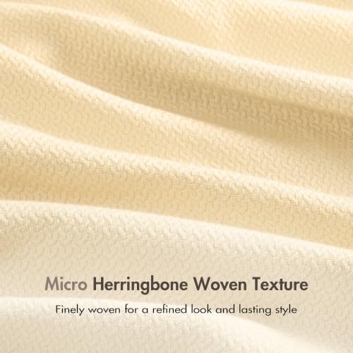 Image of Madison Park 100% Egyptian Cotton King Bed Blanket for Summer, Yellow | Cozy Soft Breathable Durable, Micro Herringbone Weave Casual, Lightweight Knit All Season Throw for Bed Couch, Sofa, OEKO TEX