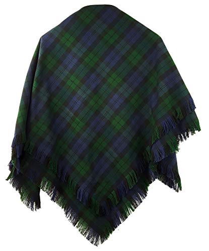 The Celtic Croft Campbell Modern Homespun Tartan Shawl4